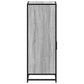 Bathroom Cabinet Grey Sonoma Engineered wood, Metal Narrow