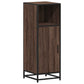 Bathroom Cabinet Brown Oak Engineered wood, metal Narrow
