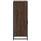 Bathroom Cabinet Brown Oak Engineered wood, metal Narrow