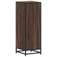 Bathroom Cabinet Brown Oak Engineered wood, metal Narrow