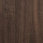 Bathroom Cabinet Brown Oak Engineered wood, metal Narrow