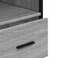 Bathroom Cabinet Grey sonoma Engineered wood, metal Narrow