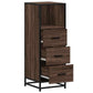 Bathroom Cabinet Brown Oak Engineered Wood Bathroom Cabinet