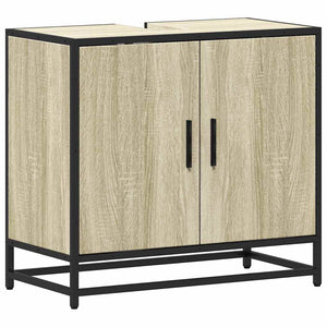 Bathroom Sink Cabinet Sonoma oak Engineered wood, metal