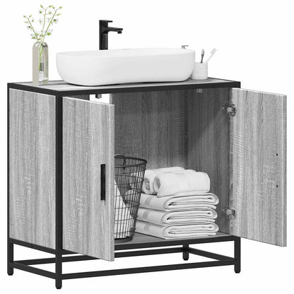 Bathroom Sink Cabinet Grey Sonoma Engineered Wood