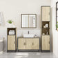 Bathroom Sink Cabinet Sonoma oak Engineered wood, metal Large