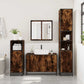 Bathroom Sink Cabinet Smoked oak Engineered wood, metal 35.4 in