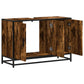 Bathroom Sink Cabinet Smoked oak Engineered wood, metal 35.4 in