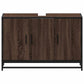 Bathroom Sink Cabinet Brown oak Engineered wood, metal