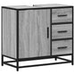 Bathroom Sink Cabinet Grey Sonoma Engineered wood, metal 25.6 in