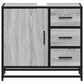 Bathroom Sink Cabinet Grey Sonoma Engineered wood, metal 25.6 in