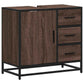 Bathroom Sink Cabinet Brown Oak Engineered wood, Metal Medium