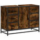 Bathroom Sink Cabinet Smoked Oak Engineered wood, Metal