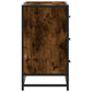 Bathroom Sink Cabinet Smoked Oak Engineered wood, Metal
