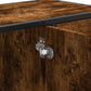 Bathroom Sink Cabinet Smoked Oak Engineered wood, Metal