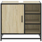 Bathroom Sink Cabinet Sonoma Oak Engineered Wood, Metal Medium