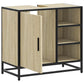 Bathroom Sink Cabinet Sonoma Oak Engineered Wood, Metal Medium