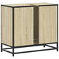 Bathroom Sink Cabinet Sonoma Oak Engineered Wood, Metal Medium