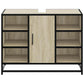 Bathroom Sink Cabinet Sonoma Oak Engineered Wood, Metal Medium