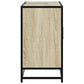 Bathroom Sink Cabinet Sonoma Oak Engineered Wood, Metal Medium