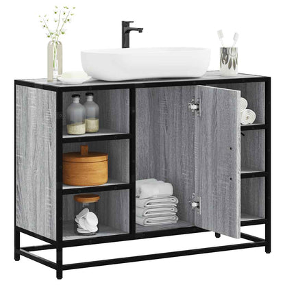 Bathroom Sink Cabinet Grey Sonoma Engineered wood, metal Medium