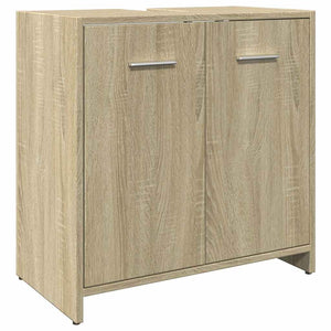 Bathroom Sink Cabinet Sonoma oak Engineered wood Medium