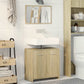 Bathroom Furniture Set Sonoma Oak Engineered Wood Medium