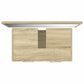 Bathroom Furniture Set Sonoma Oak Engineered Wood Medium