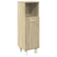 Bathroom Cabinet Sonoma oak Engineered wood Slim and compact