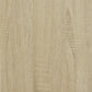 Bathroom Cabinet Sonoma oak Engineered wood Slim and compact