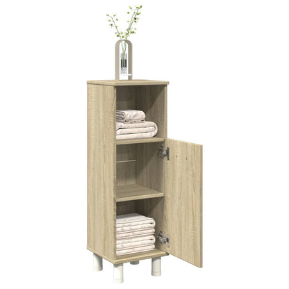 Bathroom Cabinet Sonoma oak Engineered wood Slim and compact