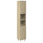 Bathroom Cabinet Sonoma Oak Engineered Wood Tall Bathroom Cabinet
