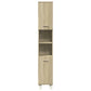 Bathroom Cabinet Sonoma Oak Engineered Wood Tall Bathroom Cabinet