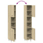Bathroom Cabinet Sonoma Oak Engineered Wood Tall Bathroom Cabinet