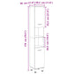 Bathroom Cabinet Sonoma Oak Engineered Wood Tall Bathroom Cabinet