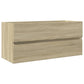 Bathroom Sink Cabinet Sonoma Oak Engineered Wood Medium