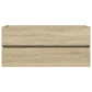 Bathroom Sink Cabinet Sonoma Oak Engineered Wood Medium
