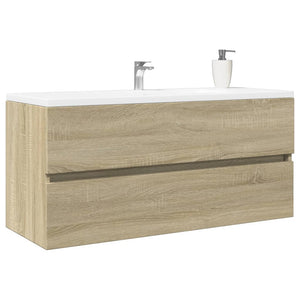 Bathroom Sink Cabinet Sonoma Oak Engineered Wood Medium