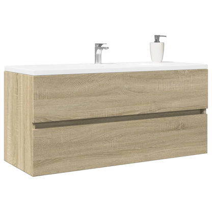 Bathroom Sink Cabinet Sonoma Oak Engineered Wood Medium