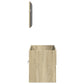 Bathroom Cabinet With Mirror Sonoma oak Engineered wood