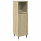 Bathroom Cabinet Sonoma Oak Engineered Wood Slim Bathroom Cabinet