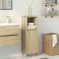 Bathroom Cabinet Sonoma Oak Engineered Wood Slim Bathroom Cabinet