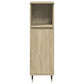 Bathroom Cabinet Sonoma Oak Engineered Wood Slim Bathroom Cabinet