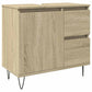 Bathroom Cabinet Sonoma oak Engineered wood, iron Medium