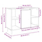 Bathroom Cabinet Sonoma Oak Engineered wood, iron Medium