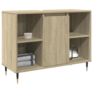 Bathroom Cabinet Sonoma Oak Engineered wood, iron Medium