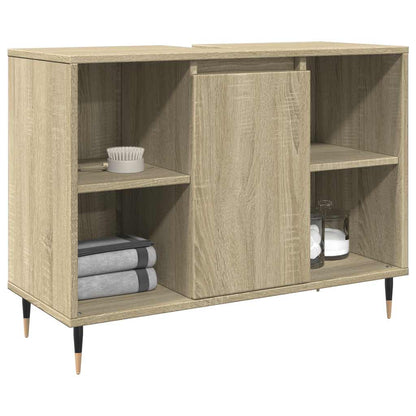 Bathroom Cabinet Sonoma Oak Engineered wood, iron Medium