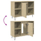 Bathroom Cabinet Sonoma oak Engineered wood Medium
