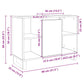 Bathroom Cabinet Sonoma oak Engineered wood Medium