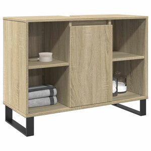 Bathroom Cabinet Sonoma oak Engineered wood Medium